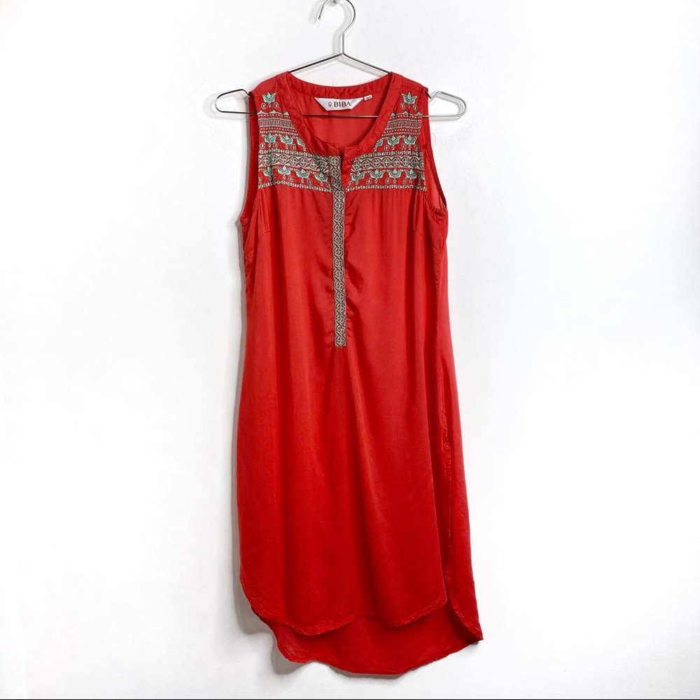 Biba Embroidered Shell Tunic Kurta